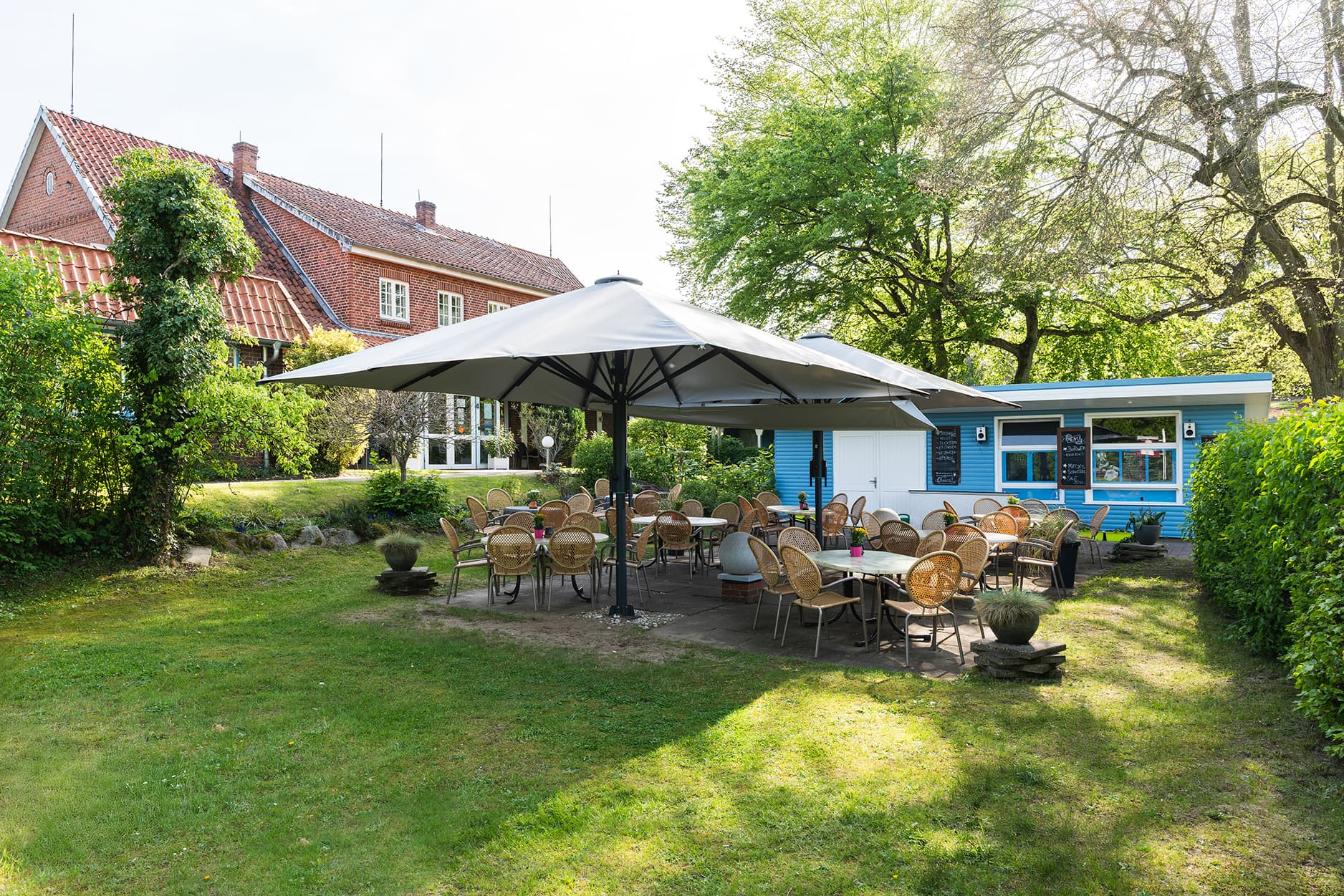 Gemütlicher Gastraum des Hotels